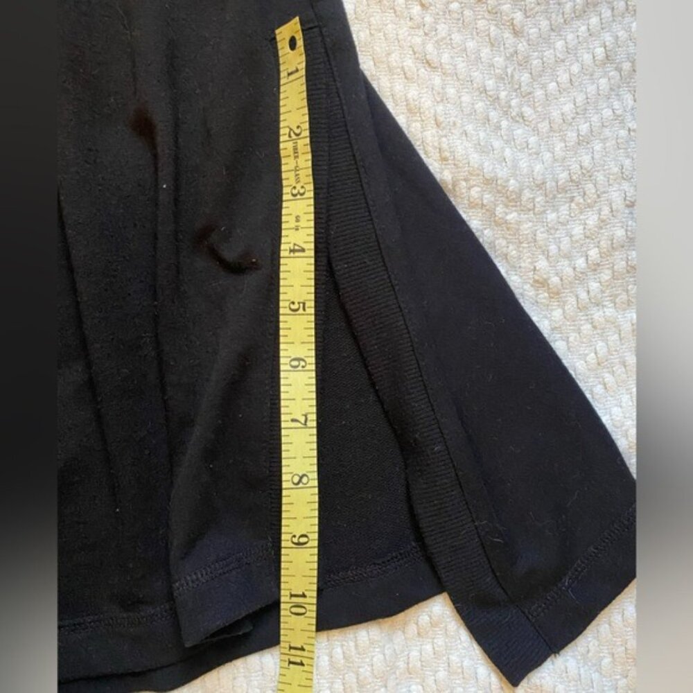 New Directions Studio Women's Black Long Sleeve Side Slit Knit Top Size XL - Picture 6 of 7